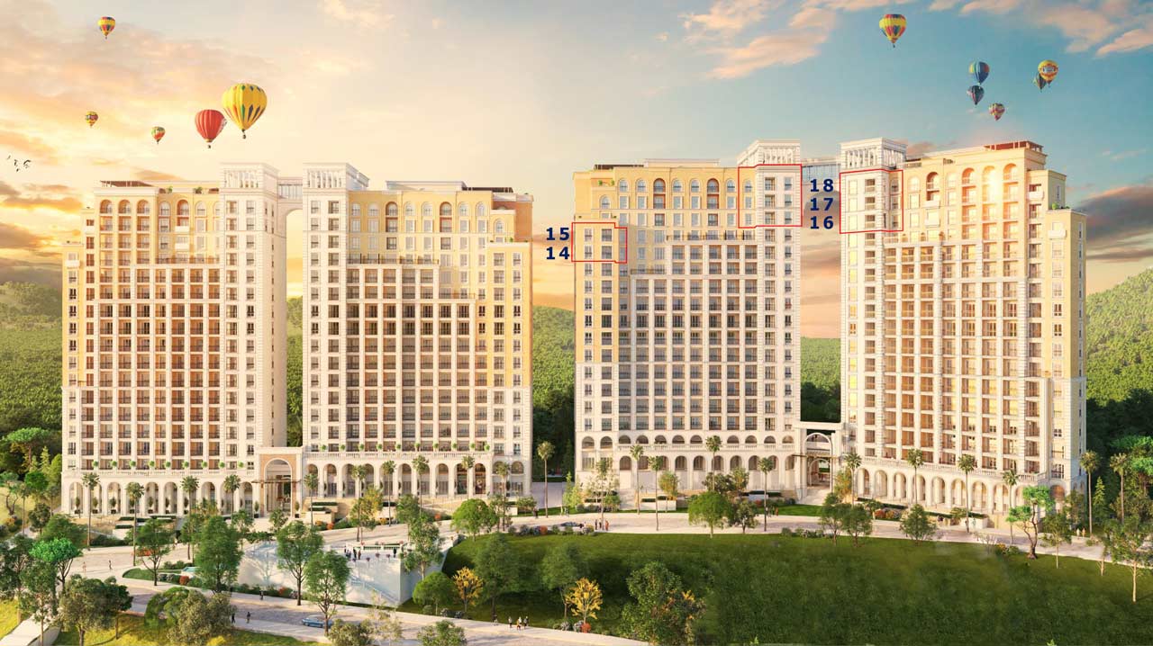 CÁC LOẠI HÌNH SẢN PHẨM TẠI SUN GRAND CITY PHÚ QUỐC